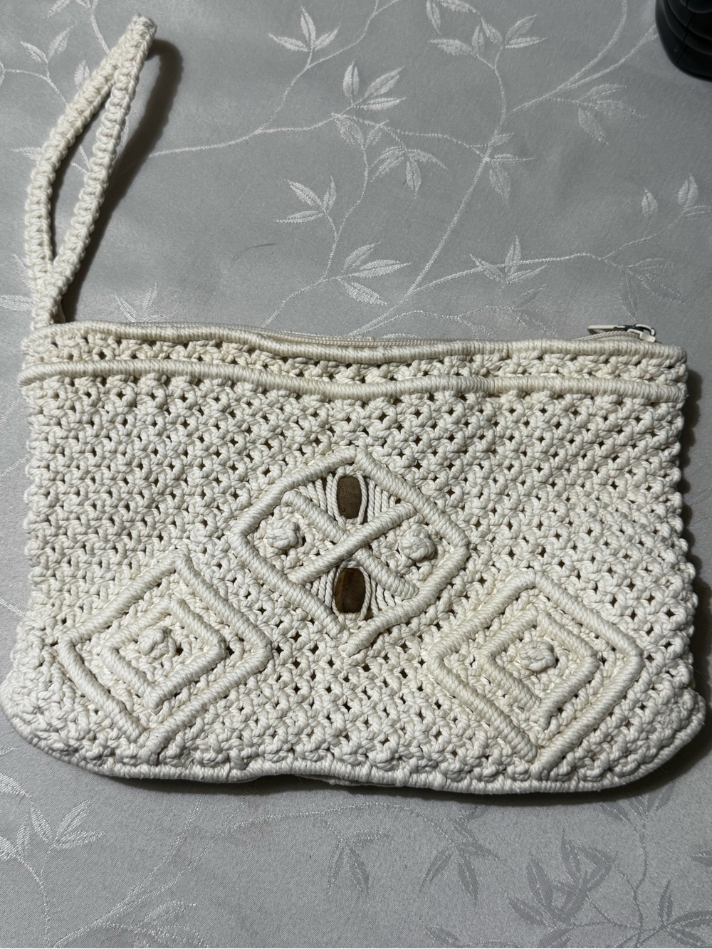 1970’s Macrame Clutch Purse made in People’s Republic of China